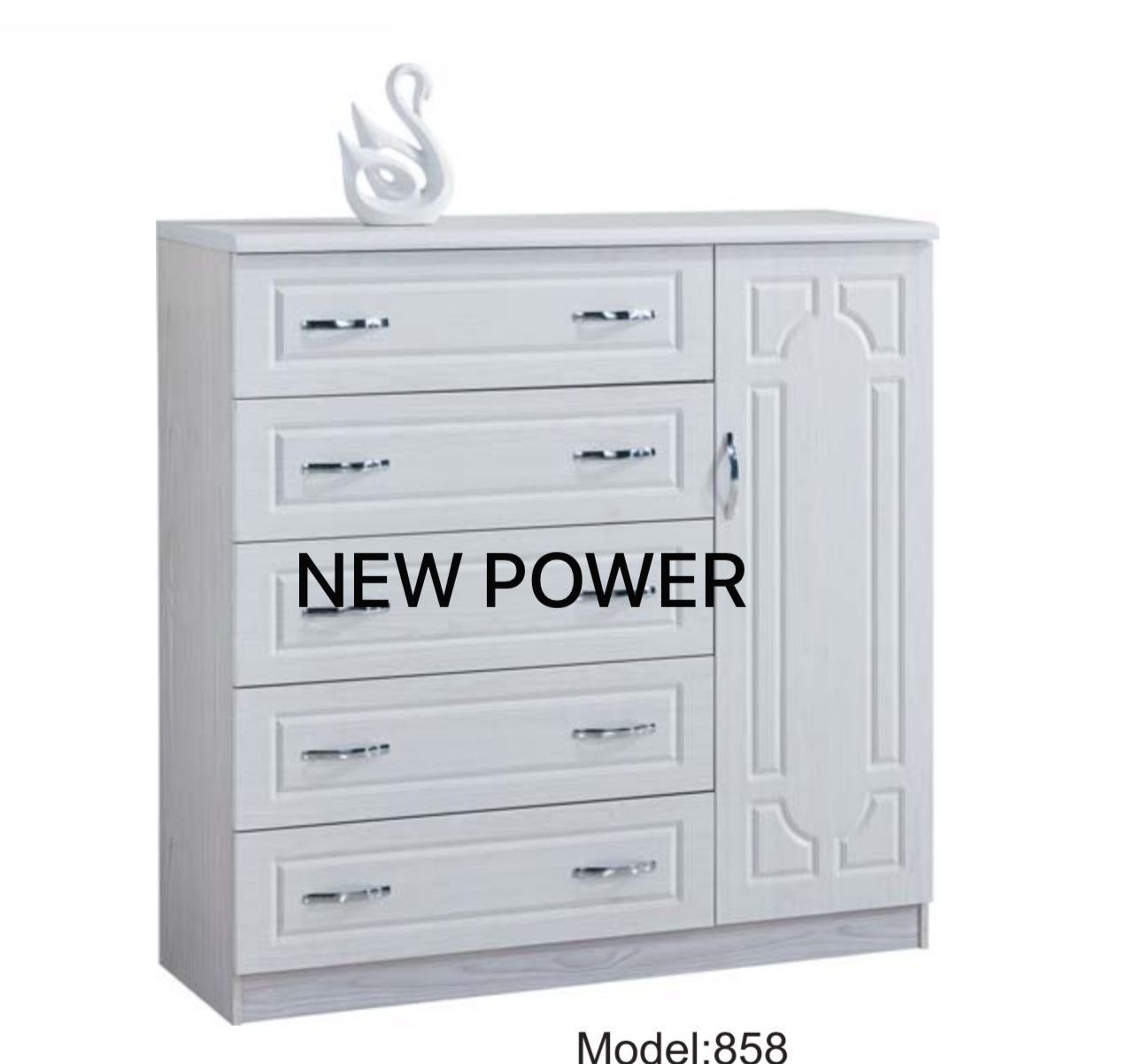 5-Drawer Chest with Robe
