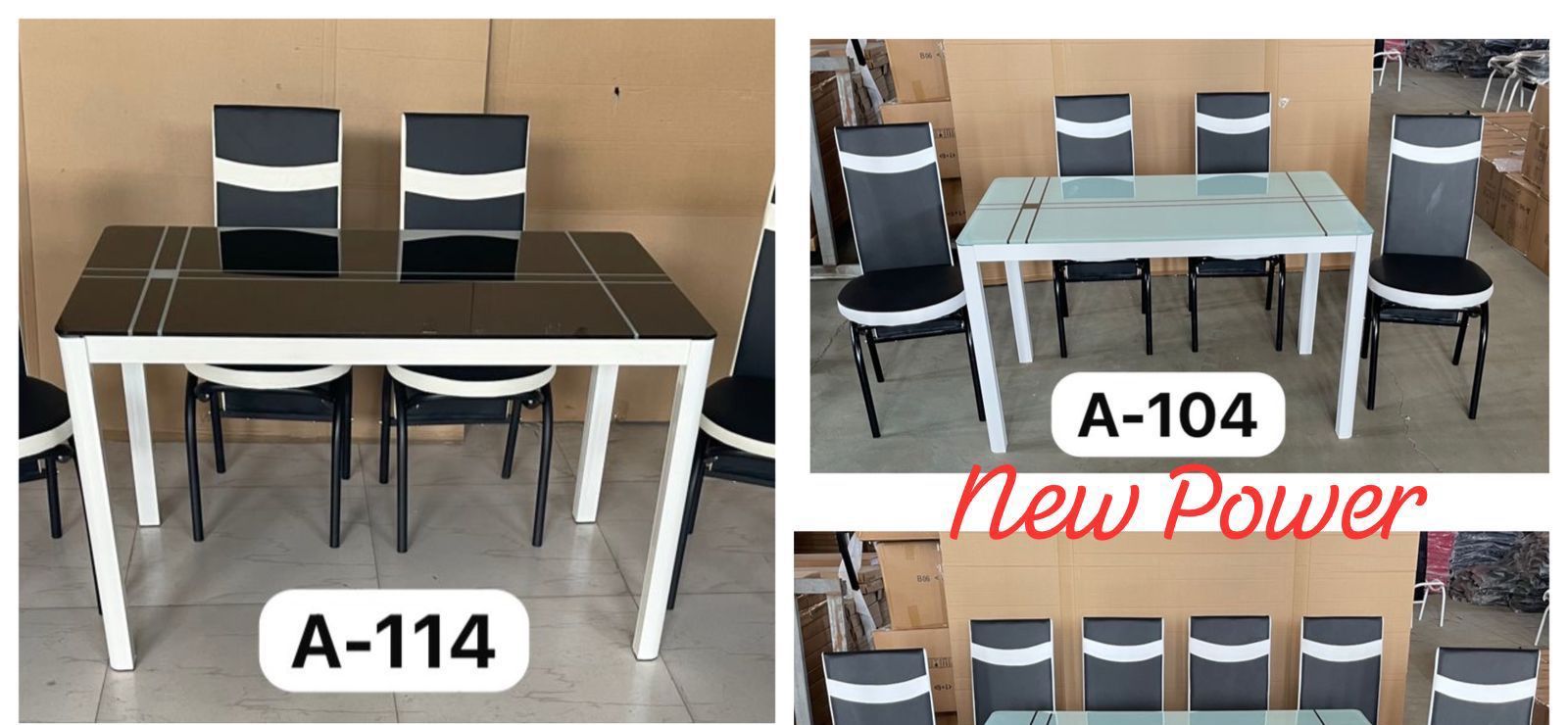 Glass-Top Dining Sets